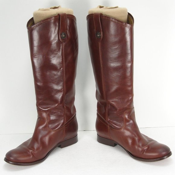 FRYE 77167 MELISSA LEATHER  TALL RIDING BOOTS 8 B - Picture 5 of 14